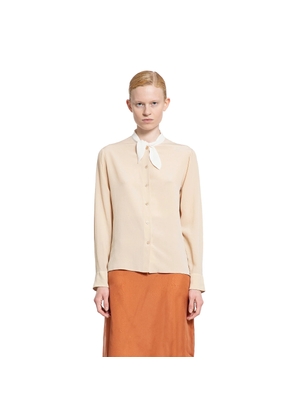 Lavallière Crêpe De Chine Shirt