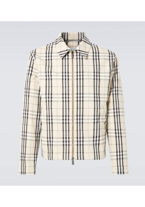 Burberry Burberry Check cotton jacket