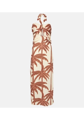 Johanna Ortiz Water Adventure printed linen maxi dress