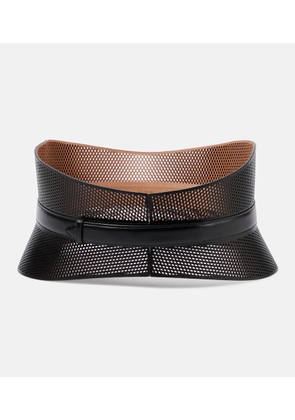Alaia Neo Bustier leather belt