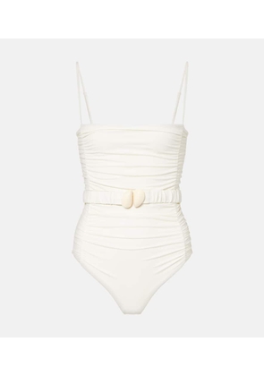 Johanna Ortiz Whispering Tides belted swimsuit