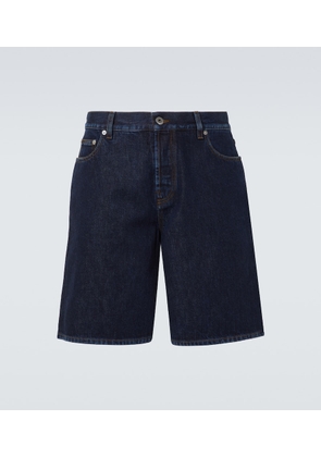 Burberry Mid-rise denim shorts