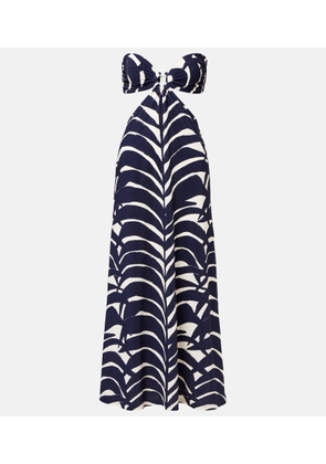 Johanna Ortiz Ocean Layers cutout terry maxi dress
