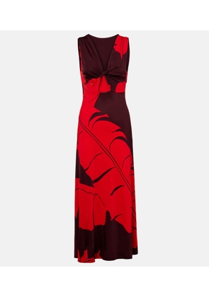 Johanna Ortiz Printed jersey maxi dress