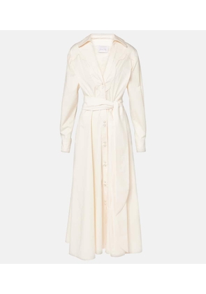 Johanna Ortiz Vela De Cruz cotton-blend poplin wrap dress