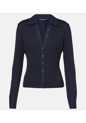 Veronica Beard Scottie cotton-blend top