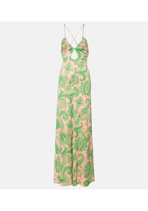 Etro Halterneck maxi dress
