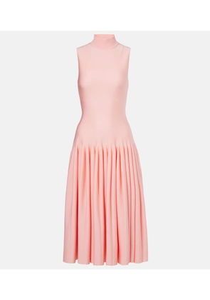Alaia Godet midi dress