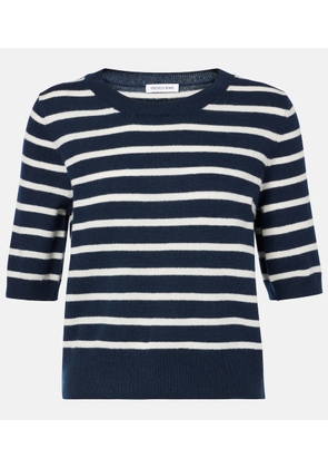 Veronica Beard Shana striped cashmere sweater