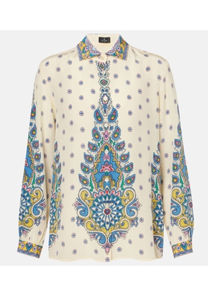 Etro Printed silk shirt