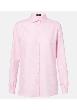 Etro Cotton jacquard shirt
