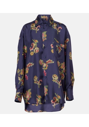 Etro Printed silk shirt
