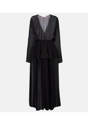 Alaia Peplum midi dress