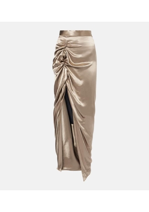 Vivienne Westwood Panther asymmetric maxi skirt