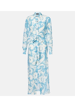 Etro Paisley cotton and silk shirt dress