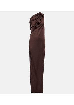 Rick Owens Athena draped one-shoulder gown
