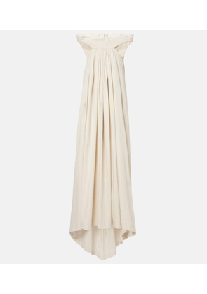 Rick Owens Chalice cutout cotton poplin maxi dress
