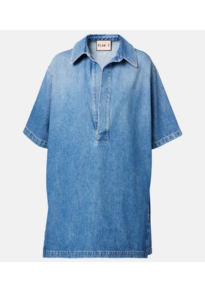 Plan C Oversized denim shirt