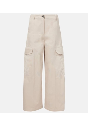 'S Max Mara Cotton gabardine cargo pants