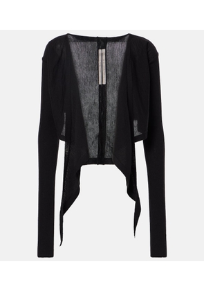 Rick Owens Cropped virgin wool sweater