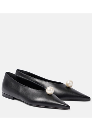 Magda Butrym Embellished leather ballet flats