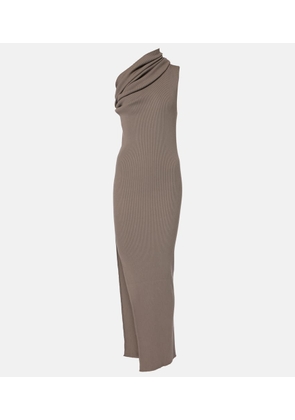 Rick Owens One-shoulder maxi dress