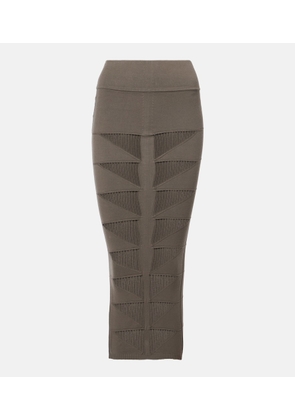 Rick Owens Jersey pencil skirt