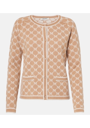 'S Max Mara Tivoli intarsia wool and cashmere cardigan