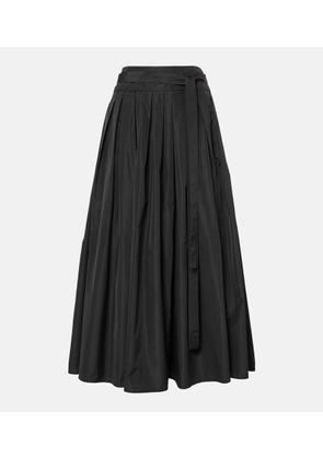 'S Max Mara Gea pleated taffeta maxi skirt