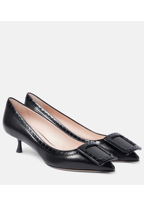 Roger Vivier Viv' In The City leather pumps