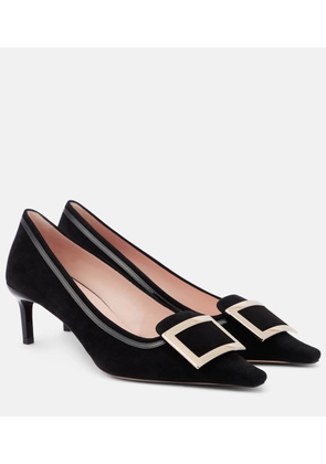 Roger Vivier Viv' Canard 55 suede pumps