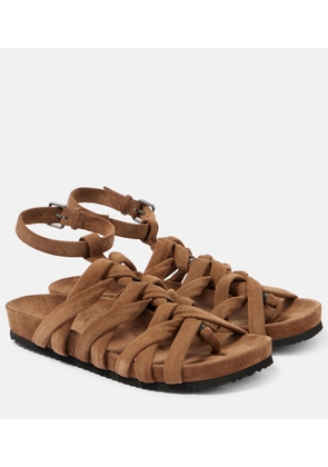 Brunello Cucinelli Suede sandals