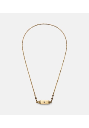 Marie Lichtenberg Coco 18kt gold locket necklace with diamonds