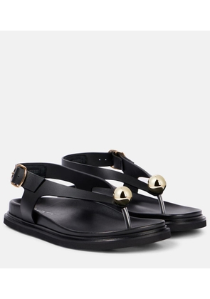 Souliers Martinez Spiaggia embellished leather sandals