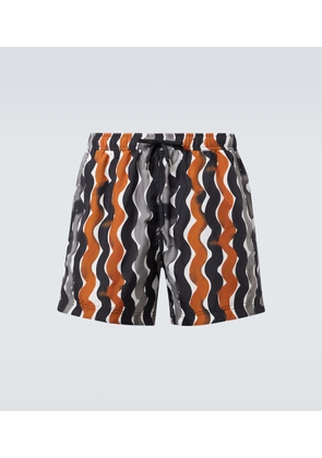 Zegna Printed swim trunks