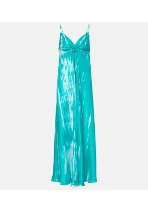 Anna Kosturova Silk maxi dress