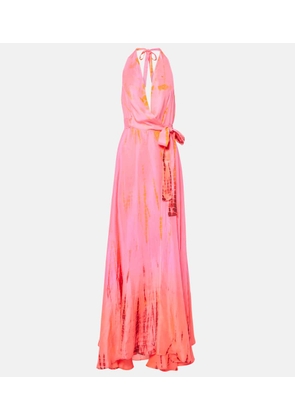 Anna Kosturova Silk maxi dress