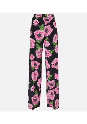 Stella McCartney Poppy floral wide-leg pants