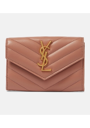 Saint Laurent Cassandre quilted leather wallet