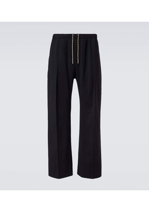 Plan C High-rise wide-leg pants