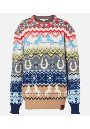 Stella McCartney Fair Isle intarsia wool sweater