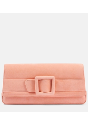 Manolo Blahnik Maygot suede clutch