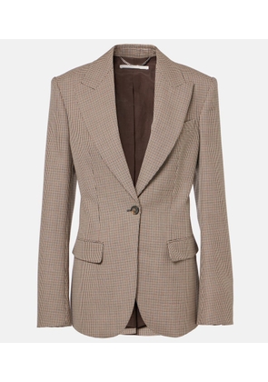 Stella McCartney Checked virgin wool blazer