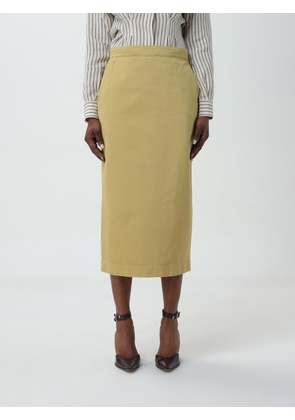 Skirt MAX MARA Woman color Mustard