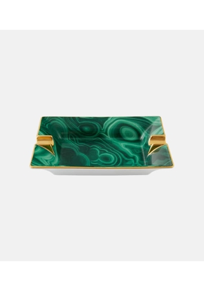L'Objet Malachite ashtray