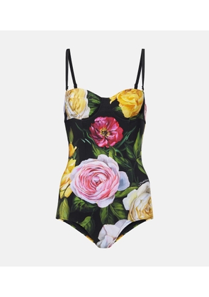 Dolce&Gabbana Floral printed swimsuit