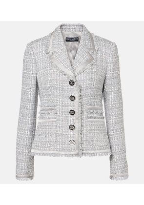 Dolce&Gabbana Lame boucle jacket