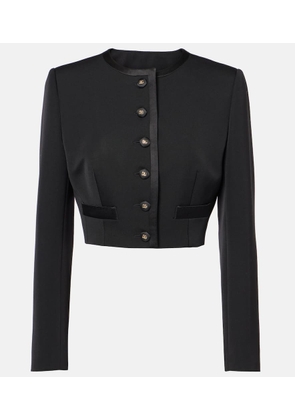 Dolce&Gabbana Cropped wool-blend jacket