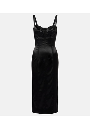 Dolce&Gabbana Satin bustier dress