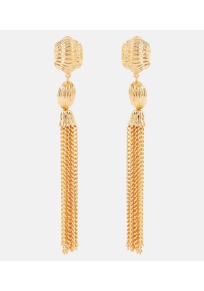 Jennifer Behr Arthella gold-plated drop earrings